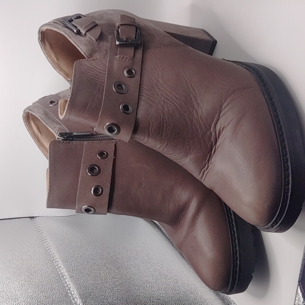 Grey Naturalizer heeled boots